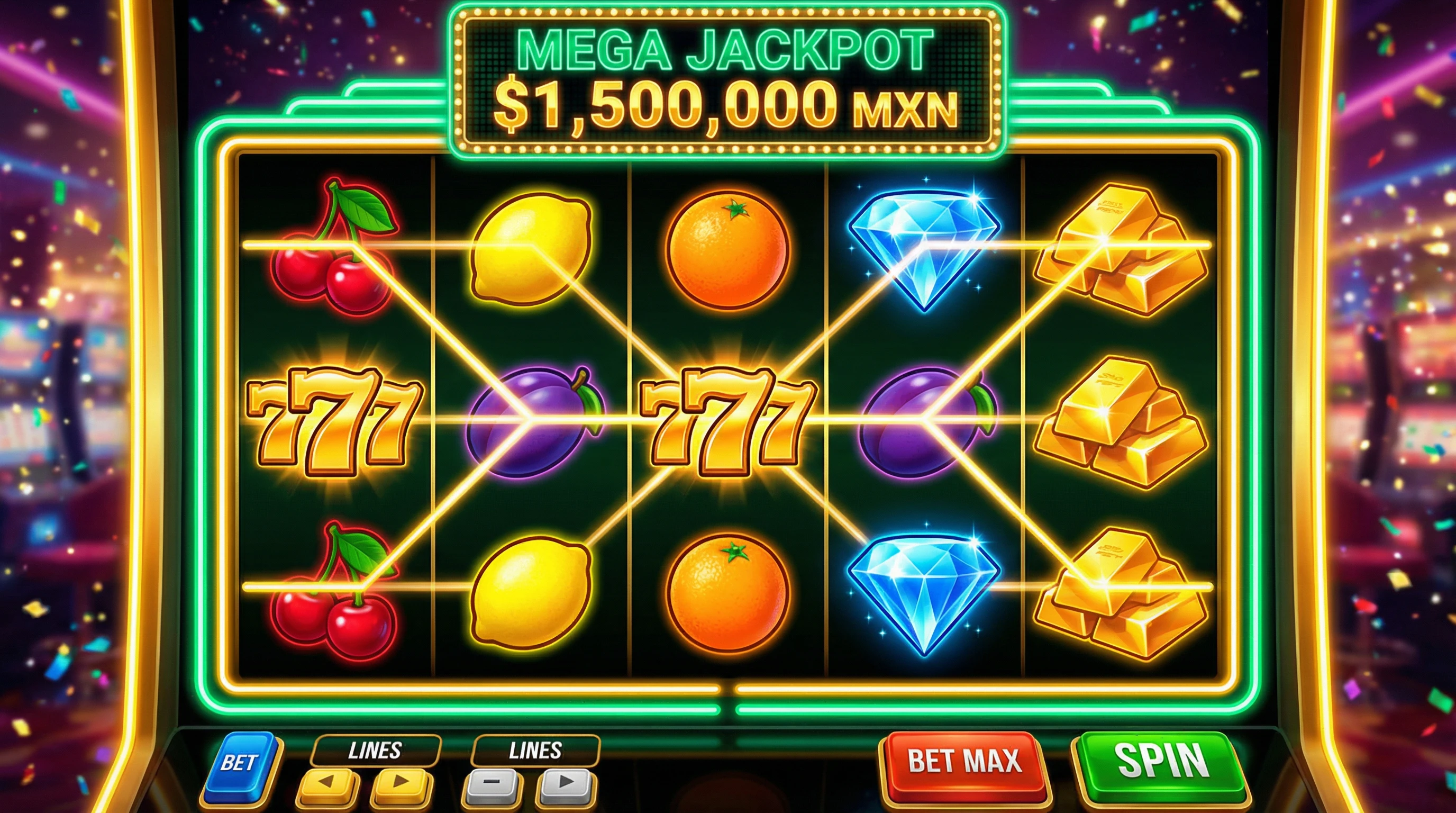 Colección de tragamonedas con jackpots progresivos en Betcris Apuestas